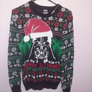 Ugly Christmas Sweater Star Wars Merry Sithmas Size Small New With Tags